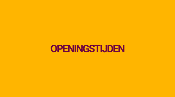 Openingstijden